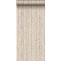 TAPETE Zickzack-Motiv 53 cm x 10 m - Beige, Papier (53/1000cm) - Sanders & Sanders