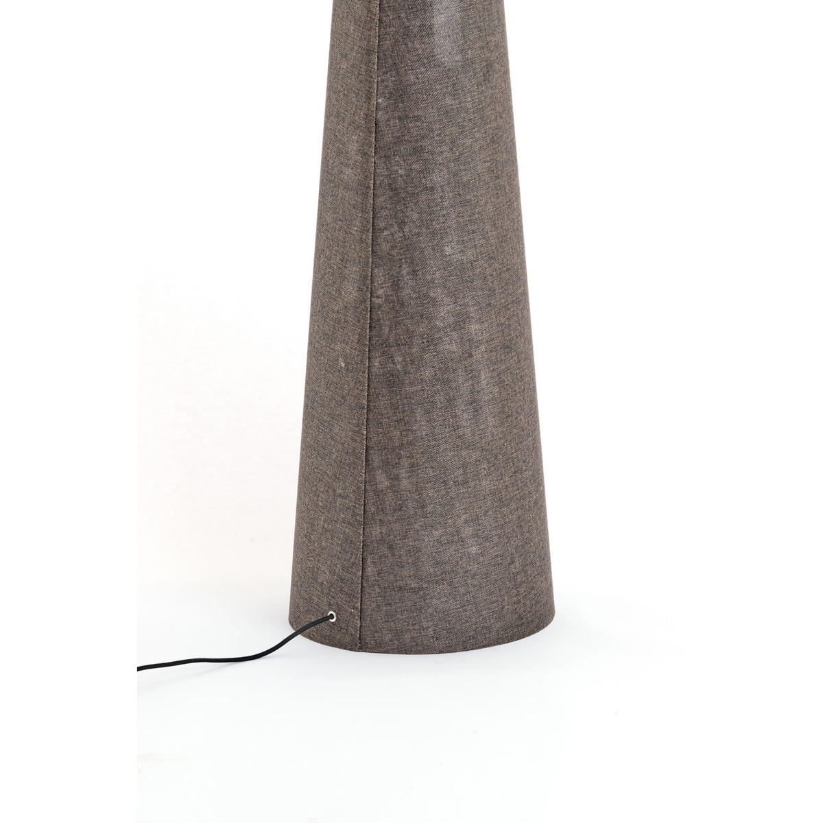 STEHLEUCHTE Micky Braun Ø38/180 cm - Braun, Textil (38/38/180cm) - Light & Living