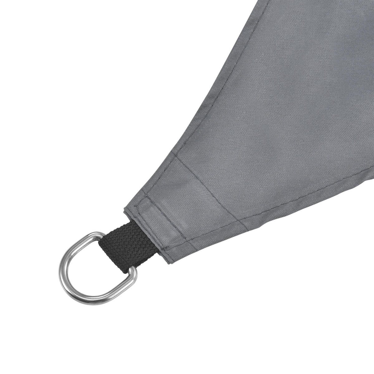 SONNENSEGEL Patras - Dunkelgrau, Textil (400/400cm) - [en.casa]