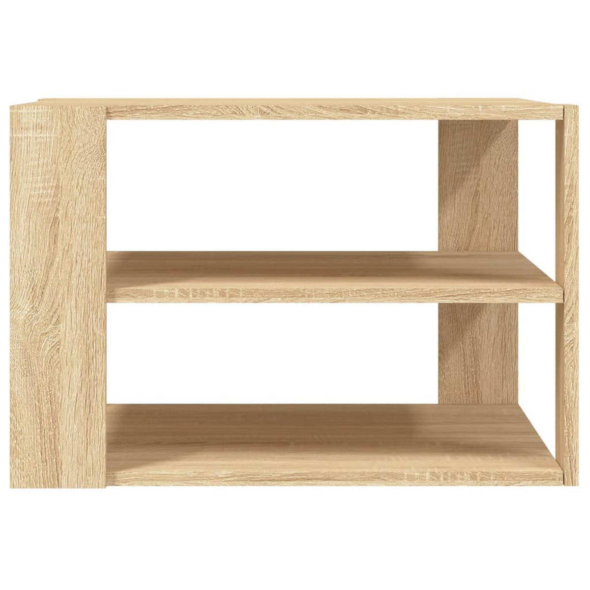 COUCHTISCH Sonoma-Eiche 59,5x59,5x40 cm Holzwerkstoff - Braun, Holzwerkstoff (59.5/59.5/40cm) - furnicato