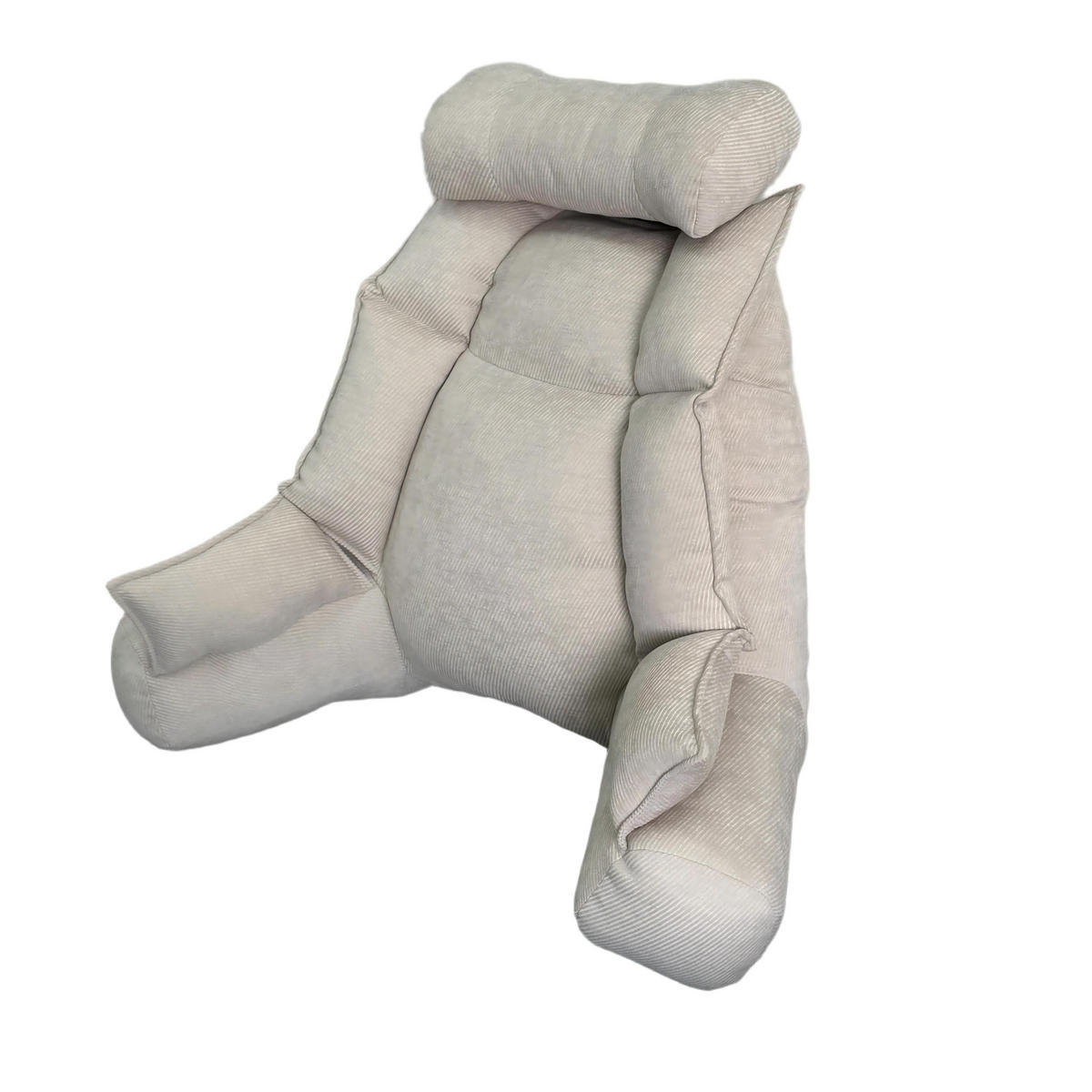 RÜCKENSTÜTZKISSEN Verstellbar Beige - Beige, Textil (92/56cm) - Vercart