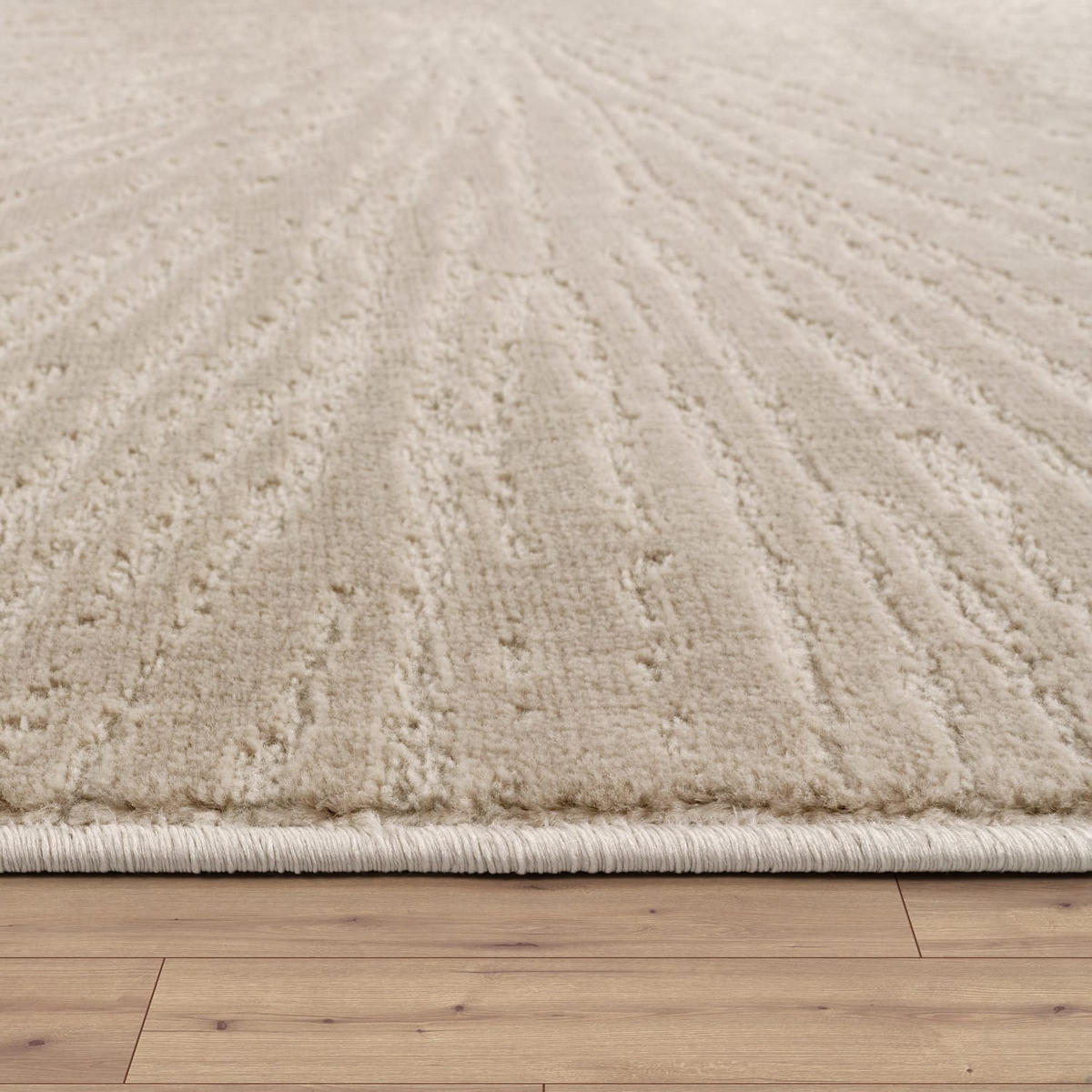 FLACHWEBETEPPICH Boho Beige 80 x 150 cm - Beige, Kunststoff (80/150cm) - TT Home
