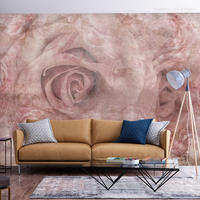 SELBSTKLEBENDE FOTOTAPETE 392/280 cm - Pink, Kunststoff/Textil (392/1cm) - KUNSTLOFT