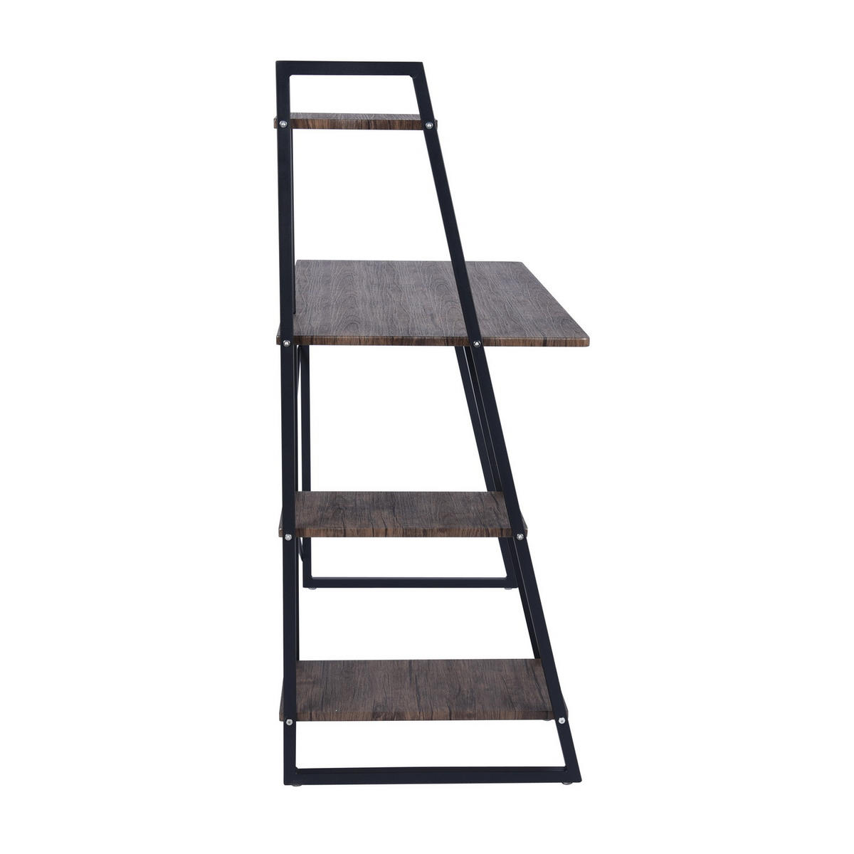 SCHREIBTISCH braun - Braun, Holzwerkstoff/Metall (50/117/75cm) - Urban Meuble