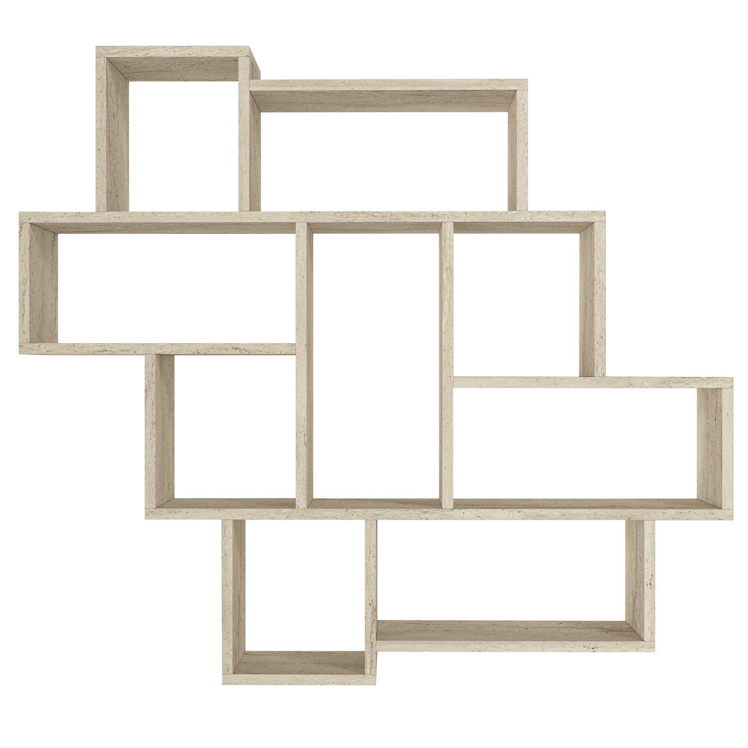 WANDREGAL Parola Beige Granit Optik - Beige, Holzwerkstoff (115/103/15cm) - moebel17