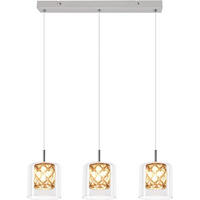 KRONLEUCHTER Stralmar 48.0/140.0/12.0 cm - Transparent, Glas (48/140/12cm) - ZMH