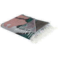 DECKE Hellblau Somani 130/170 cm - Hellblau, Textil (130/170cm) - Beliani
