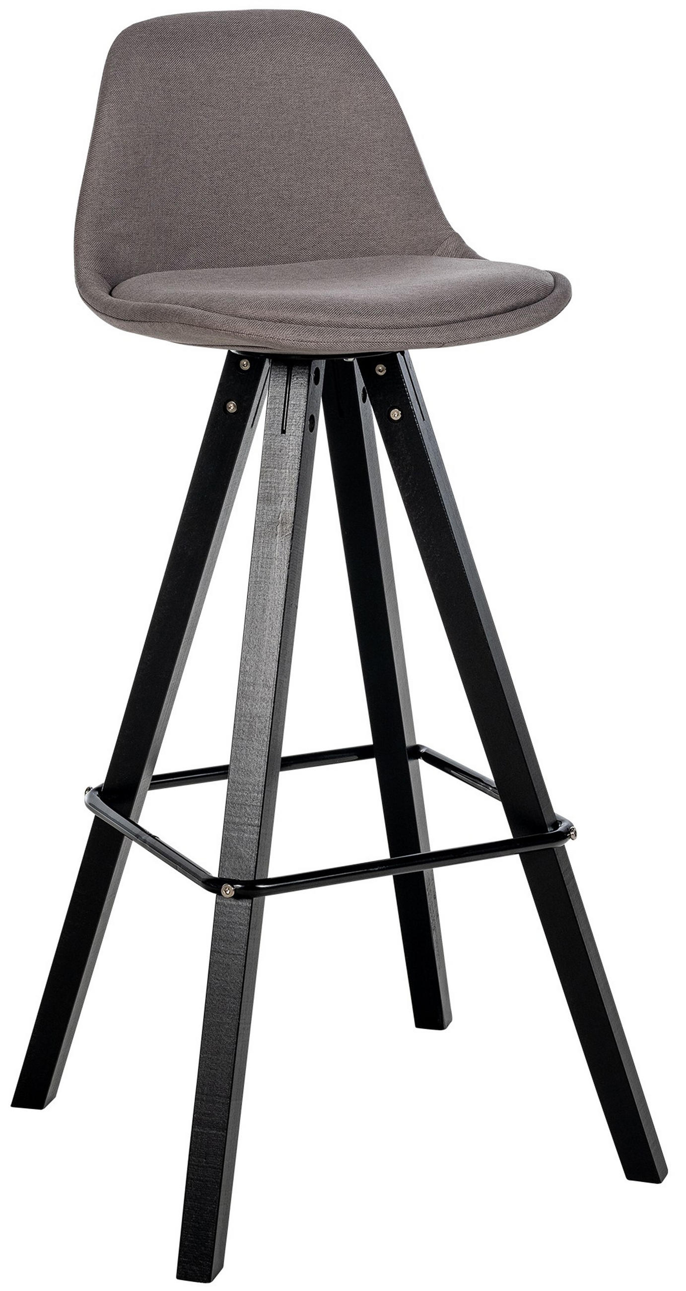 TPFLiving Barhocker Grau 38x99x44 cm