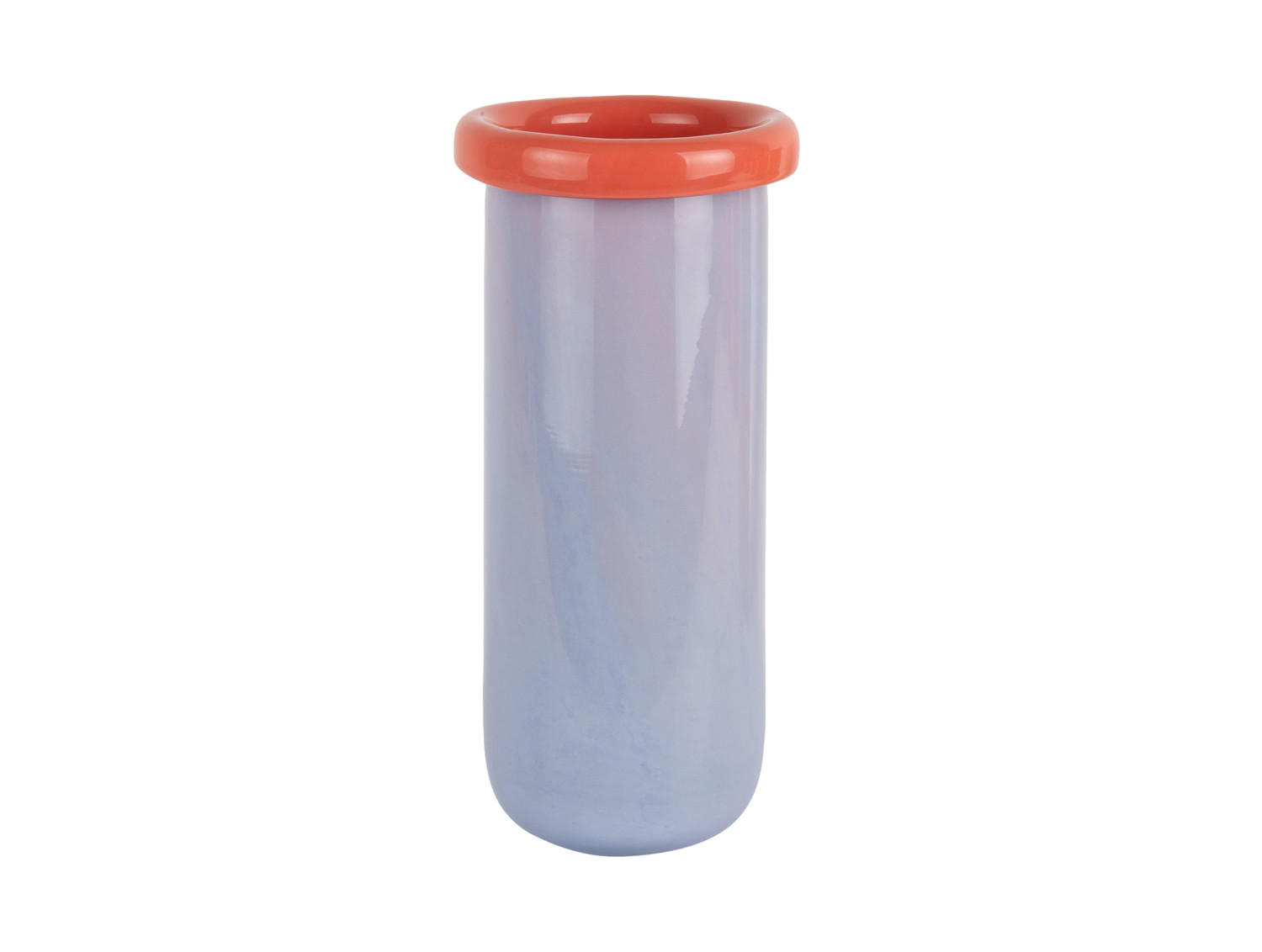VASE Plegado Lila 14/14/30.5 cm - Lila, Glas (30.5cm) - Present Time
