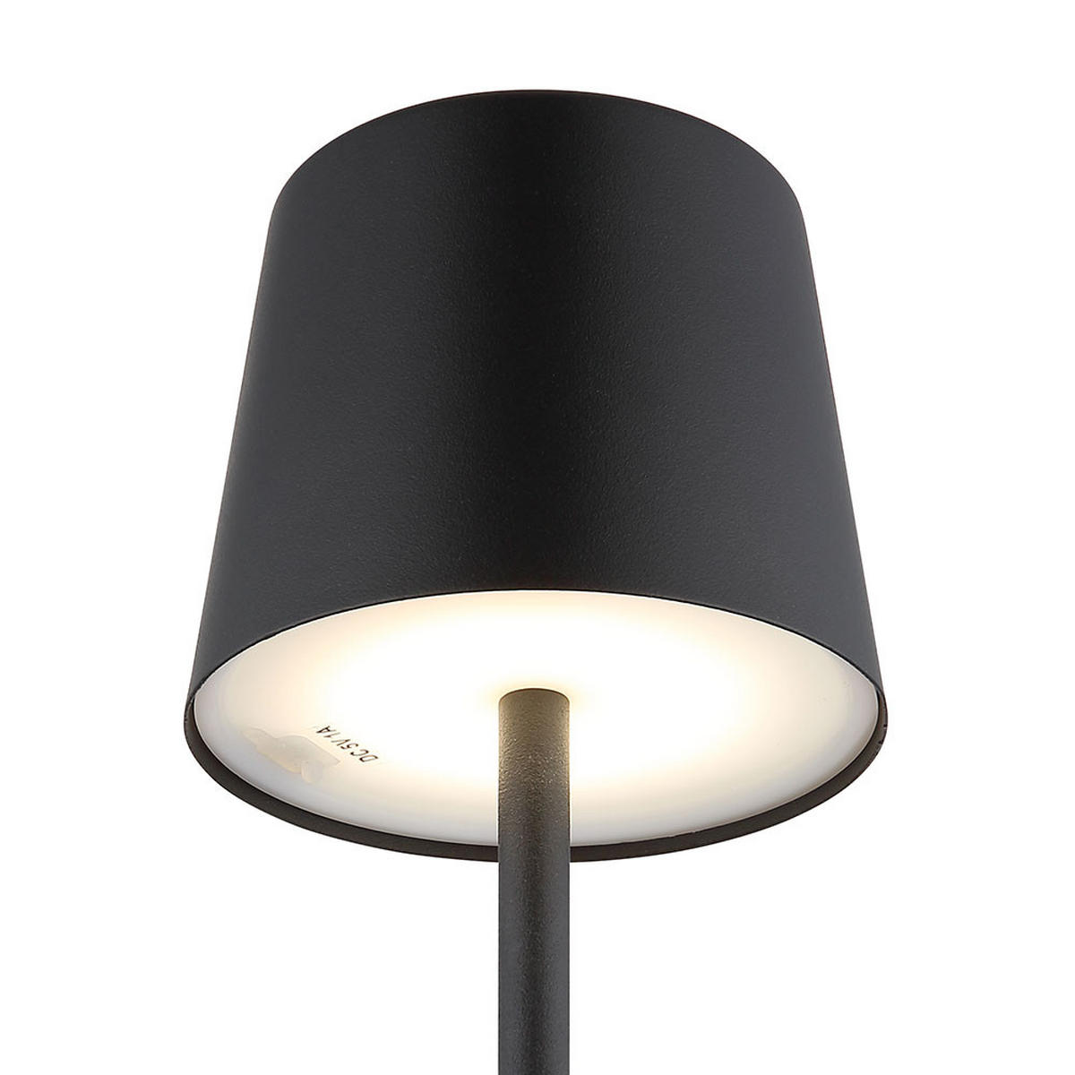 LED TISCHLEUCHTE Metall Schwarz - Schwarz, Metall (8.5/8.5/28cm) - Globo Lighting