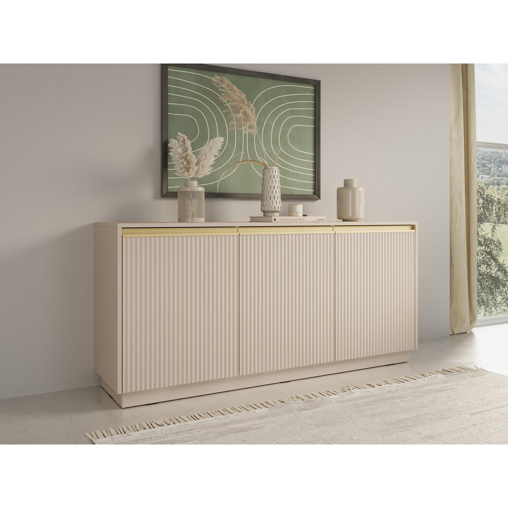 Thumbnail - Möblo Kommode, Beige, Holzwerkstoff, Rechteckig, 154x72x39 cm, Wohnzimmer, Kommoden & Sideboards, Kommoden
