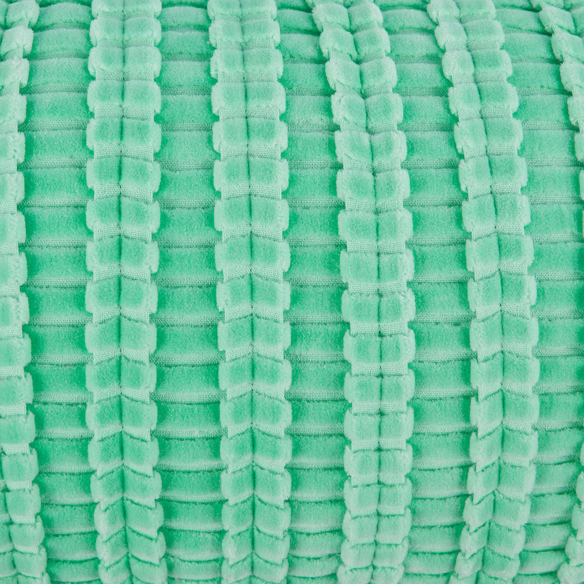 KISSEN Ripped Velvet - Grün, Textil (50/30cm) - BUTLERS