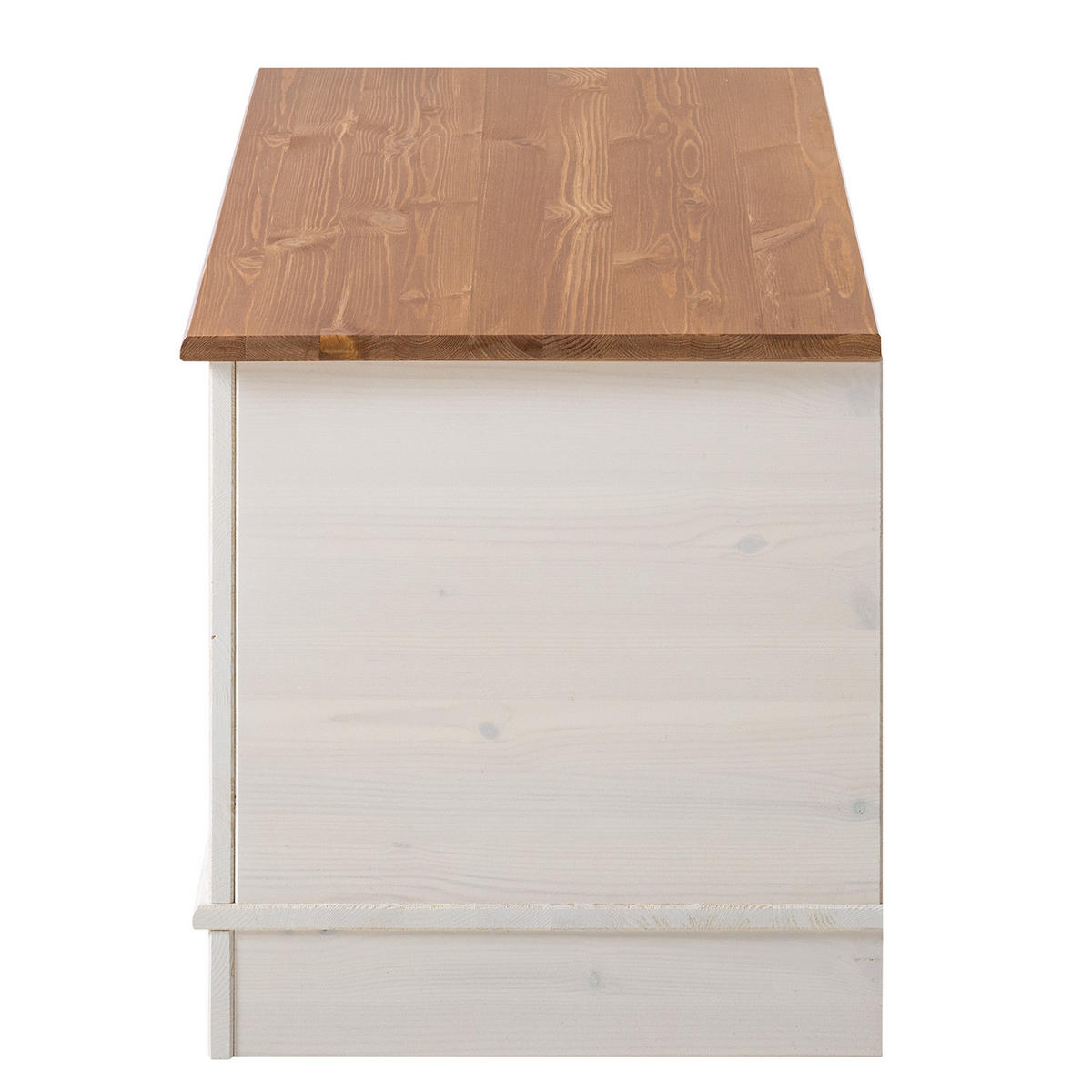GARDEROBENBANK - Kiefer massiv - Kieferfarben, Holz (80/45/42cm) - home24
