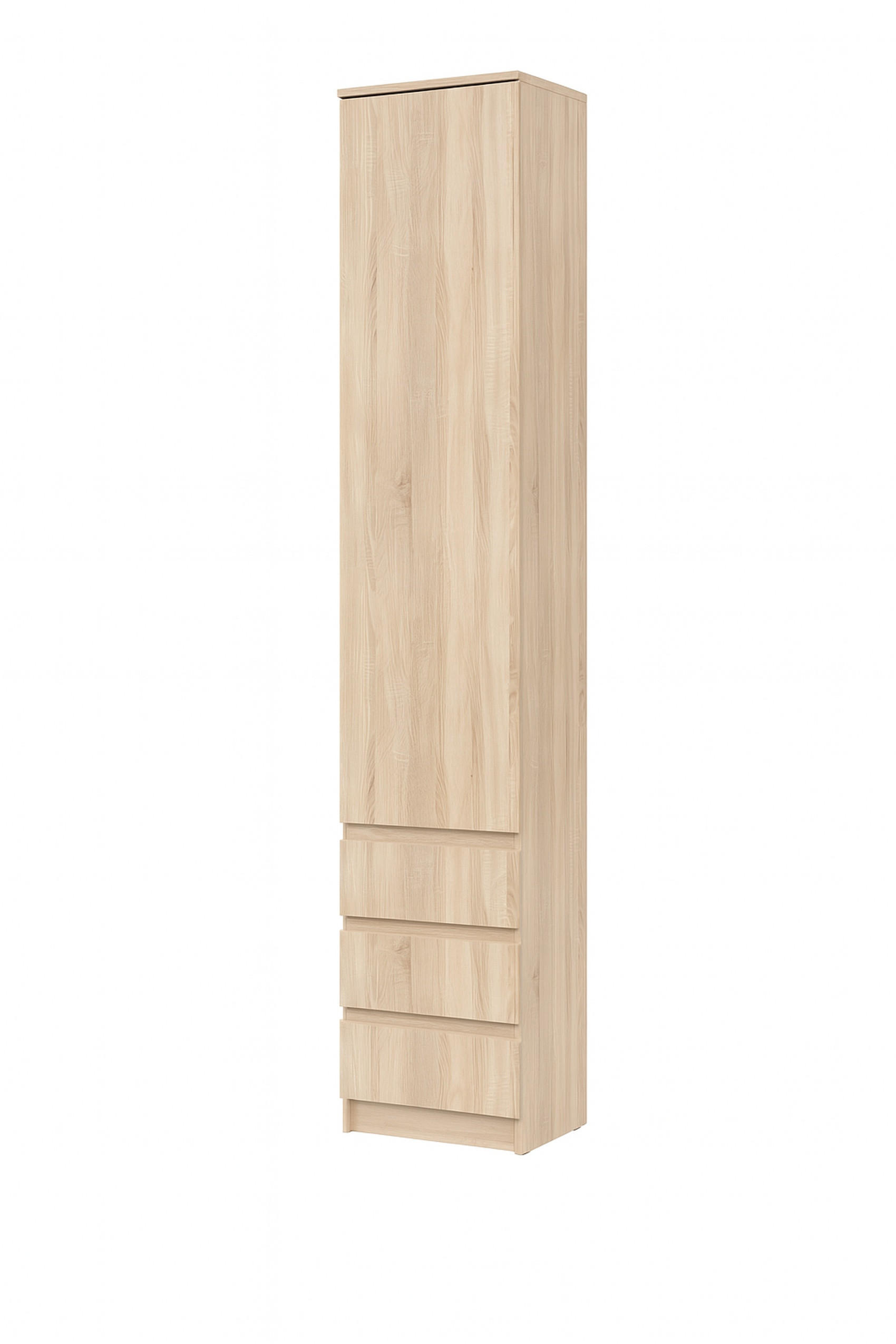 KLEIDERSCHRANK Sonoma Eiche 50/203/43 - Sonoma Eiche, Holzwerkstoff (50/203/43cm) - RAUMHIRSCH FURNITURE