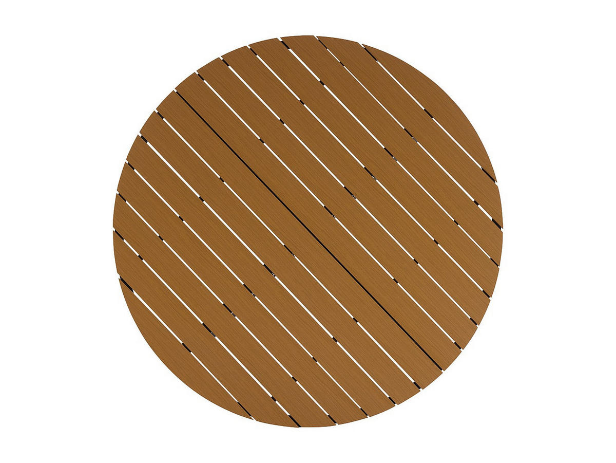 GARTENESSGRUPPE im Set - 4 -Sitzer - Aluminium - anthrazitgrau - ZEYVA - Anthrazit, Metall - Vente-Unique