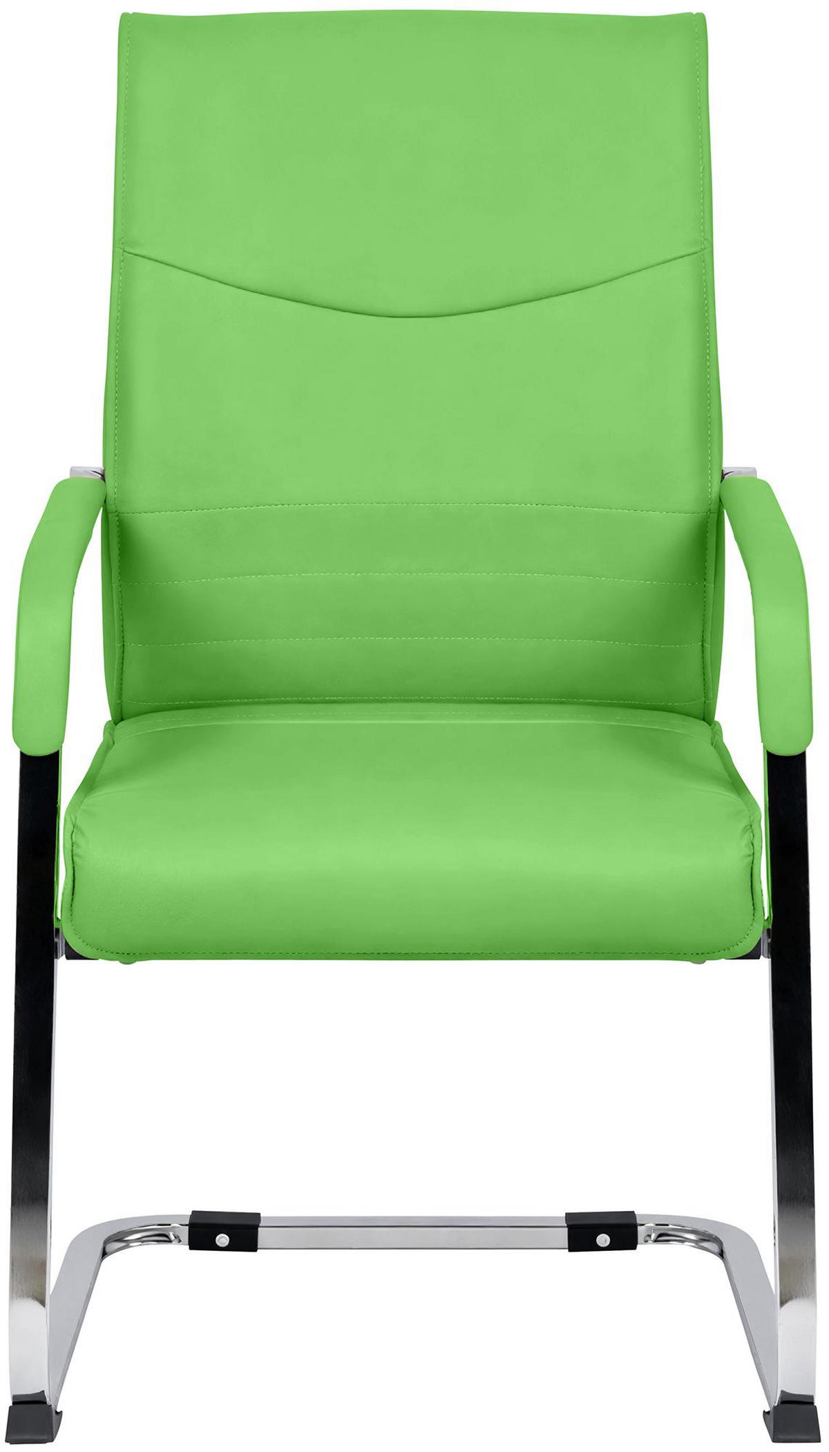 SCHWINGSTUHL Lederlook Grün - Grün, Textil/Metall (55/88/60cm) - CLP