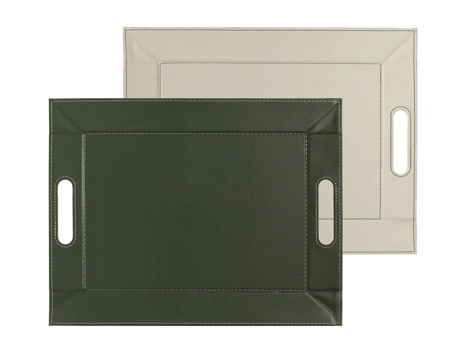 WENDETABLETT, Olive/Elfenbein, klein - Grün, Textil (35/0.8/45cm) - Freeform