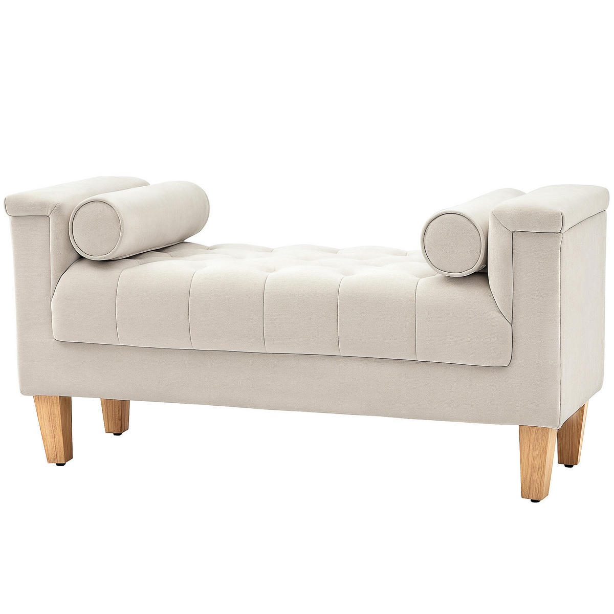 SITZBÄNKE Beige 1 Stück - Beige, Kunststoff (115/58/44cm) - GiPP