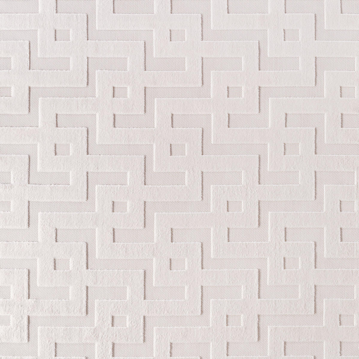 TEPPICH In-/Outdoor Kurzflor 3D-Wellenoptik Polypropylen Balkon Creme Rechteckig 140x200 - Creme, Textil (140/200cm) - KADIMA DESIGN
