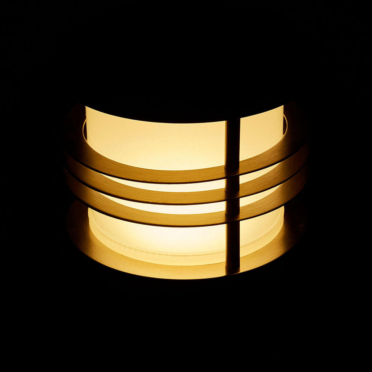 WEGELEUCHTE Edelstahl Silber Opal - Silberfarben, Metall (10.2/10.2/60cm)