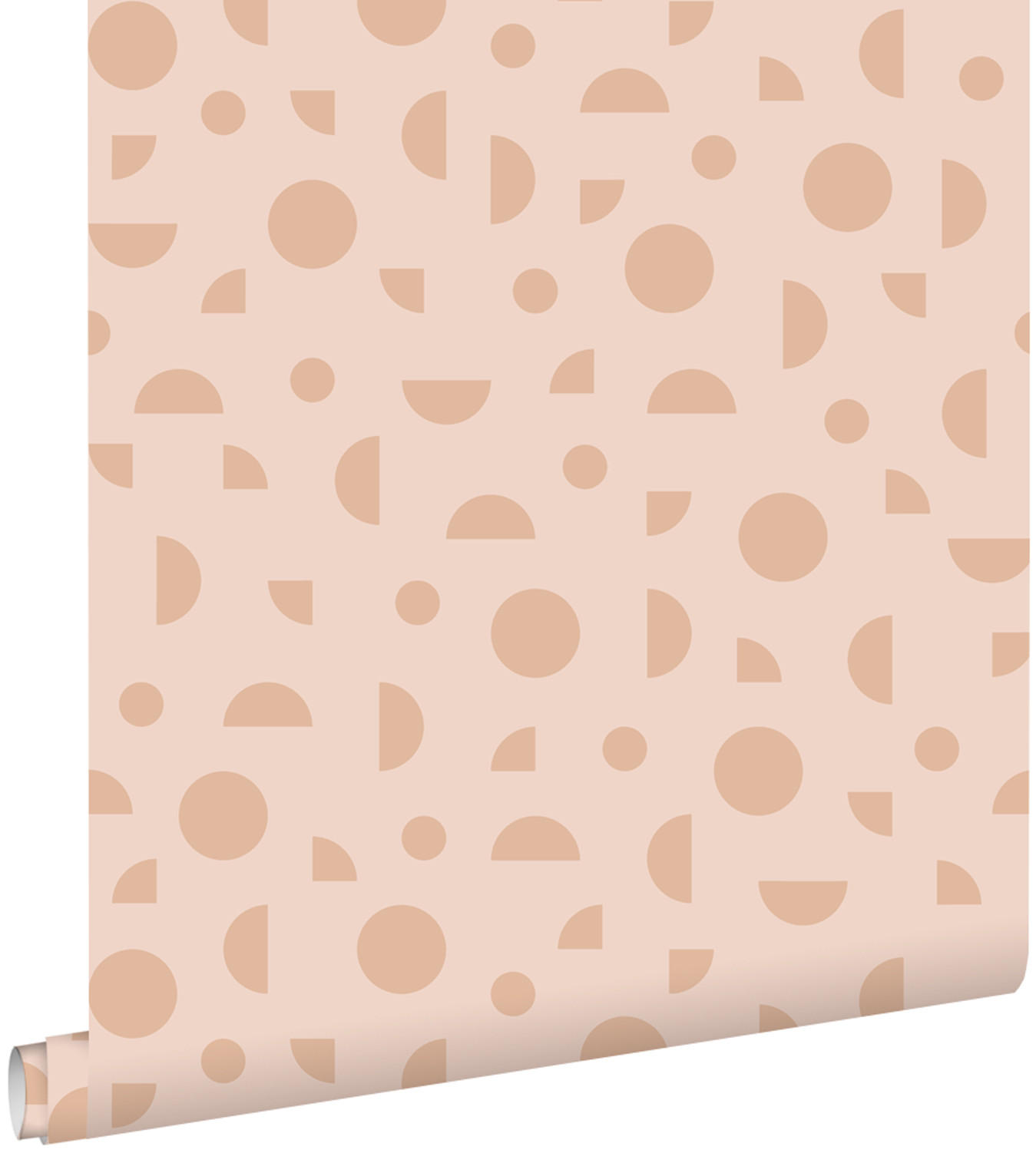 TAPETE grafisches Motiv 50 x 900 cm - Pink, Papier (50/0.1cm) - ESTAhome