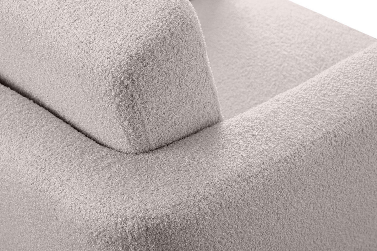 SESSEL TAGIO Massivholz-Beine, hellgrau - Hellgrau/Braun, Buchenholz/Textil (86/80/88cm) - KONSIMO®