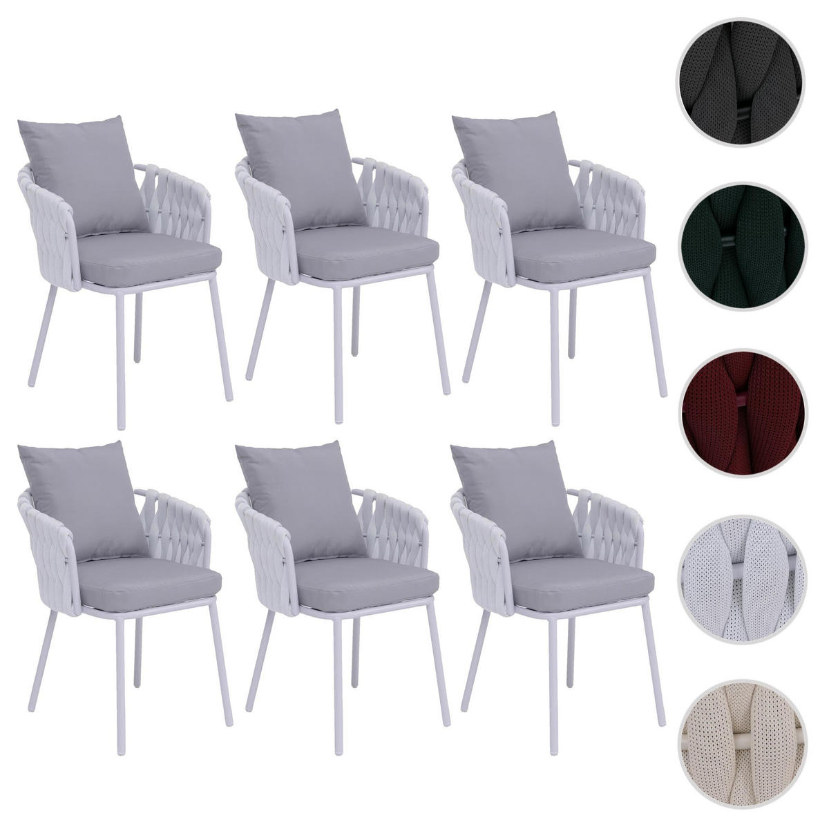 ESSZIMMERSTUHL Hellgrau - Hellgrau, Textil (56/71/57cm) - MCW