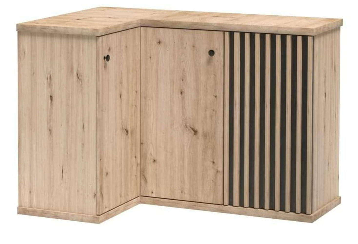 Meblini Ecke Eiche Artisan 123x85x82 cm