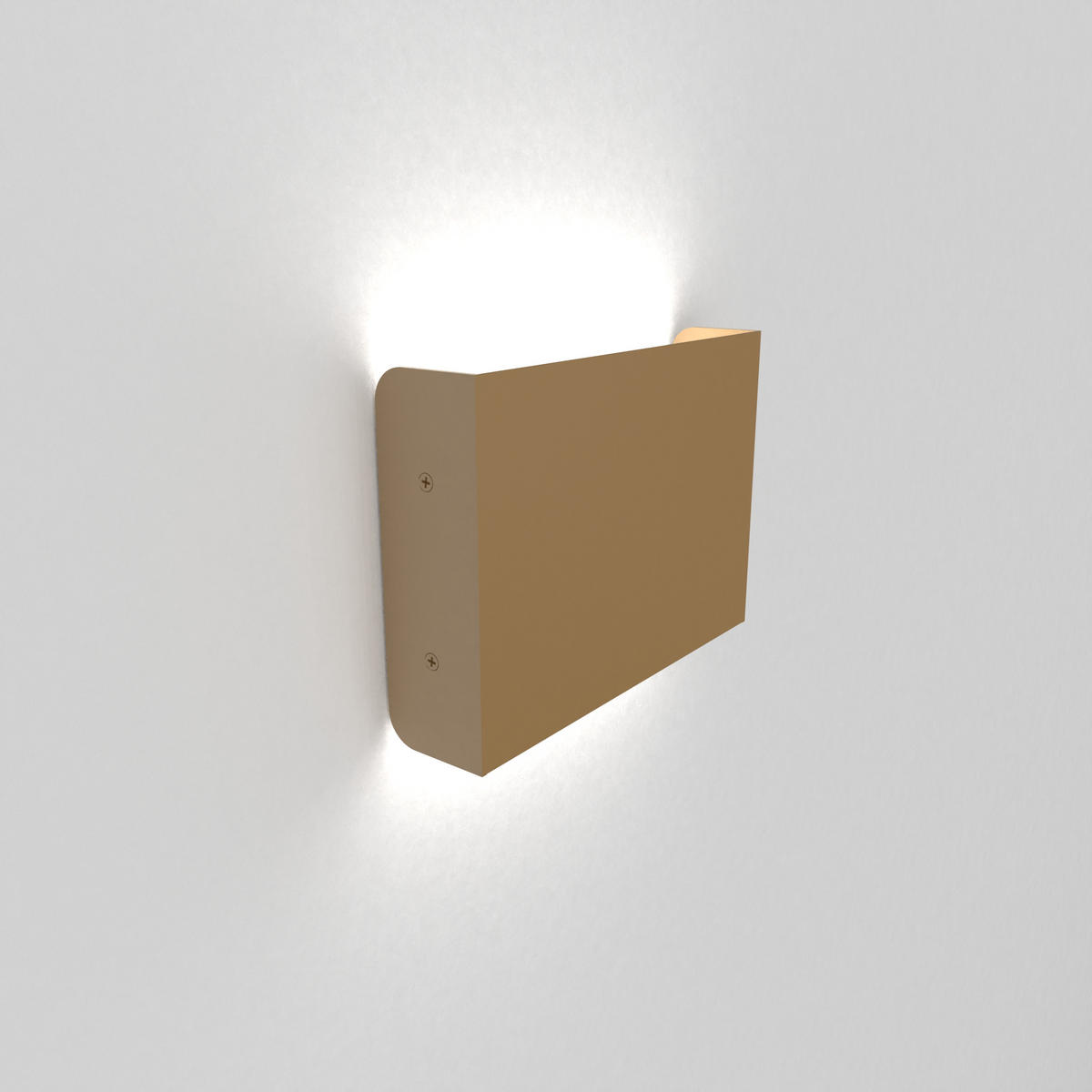 LED-WANDLEUCHTE - Goldfarben, Metall (15.4/11/3.6cm) - Lumicom