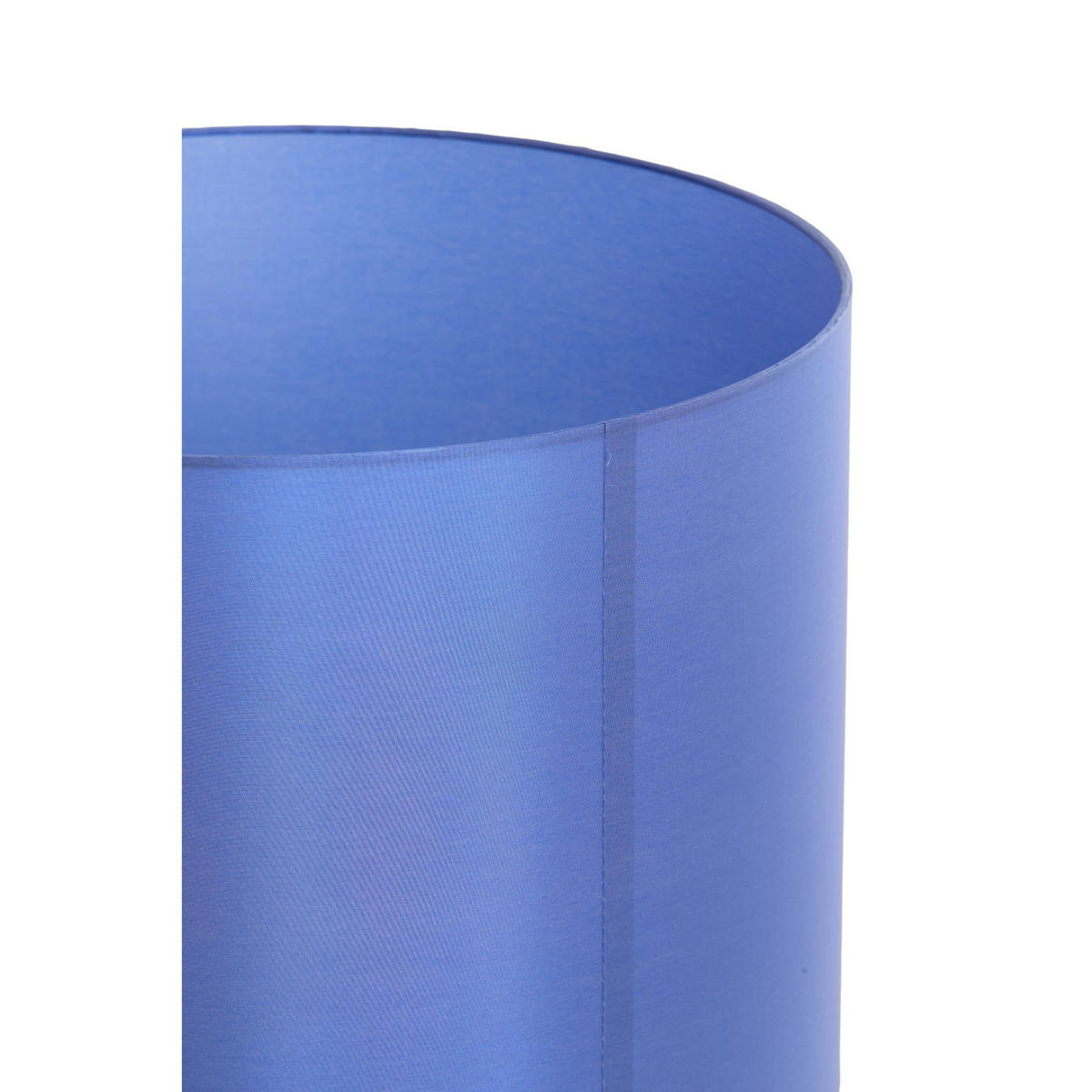 LAMPENSCHIRM Paradox Blau 25/25/18 cm - Blau, Textil (25/25/18cm) - Light & Living