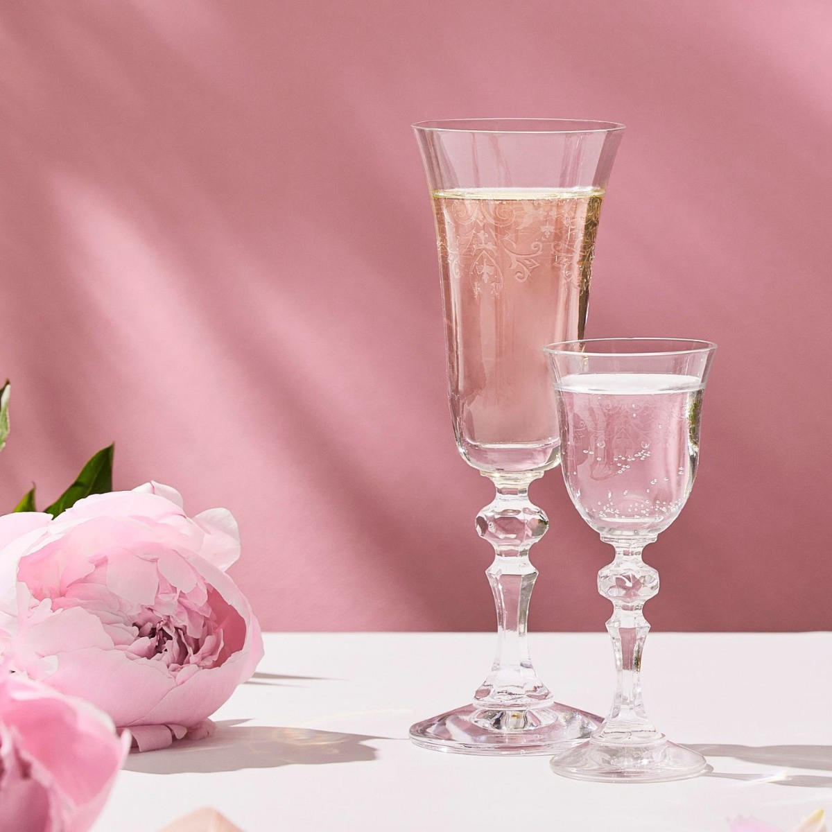 SCHNAPSGLÄSER KRISTA DECO, 6ER-SET, 50 ML - Transparent, Glas (0.05L) - Krosno Glass