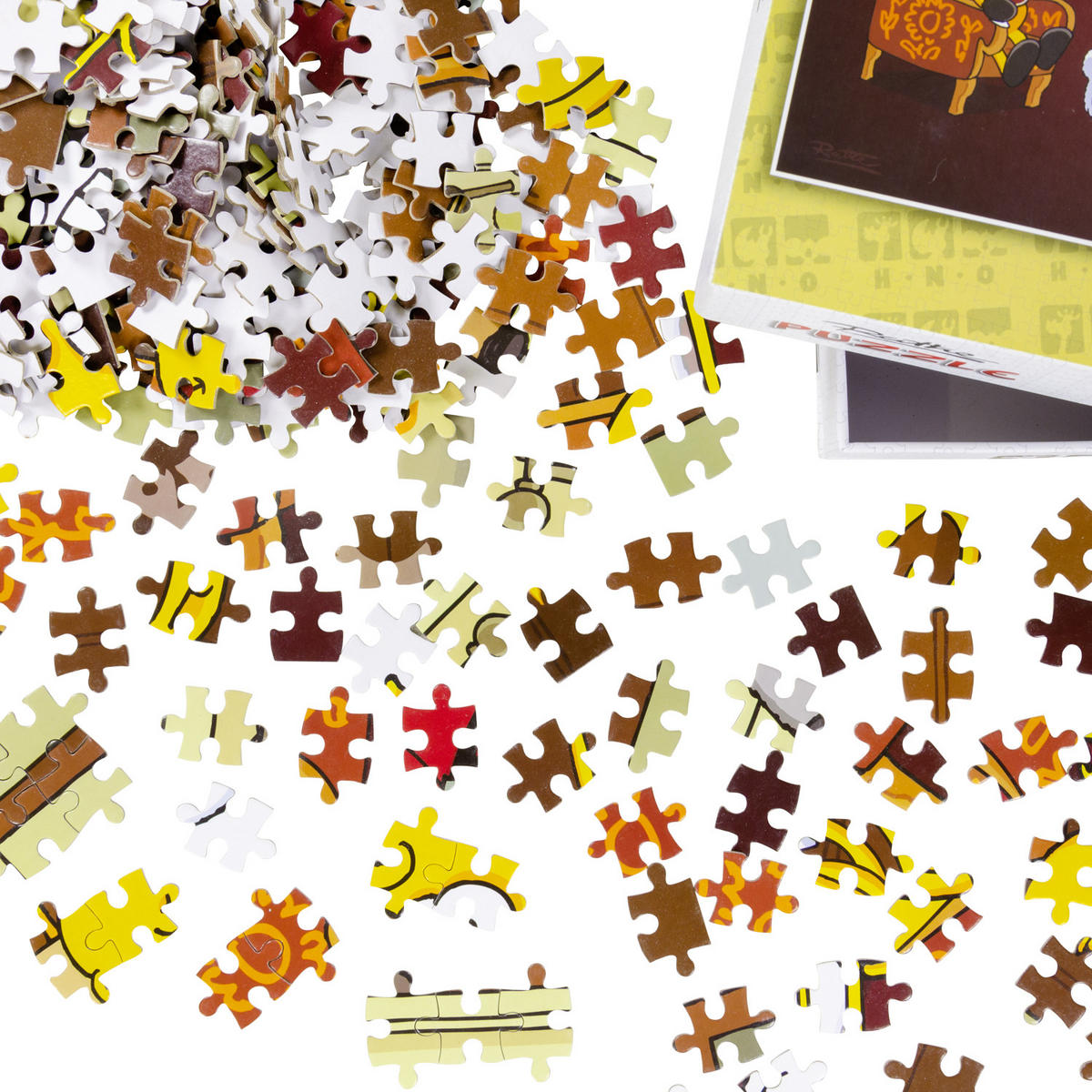 PUZZLE Ralph Ruthe Die HNO-WG Cartoon 1000 Teile - Multicolor, Karton (25.5/20.5cm) - United Labels