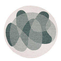 OUTDOOR-TEPPICH DuoRug 5835 Grün 160x160 cm - Grün, Textil (160/160cm) - carpet city