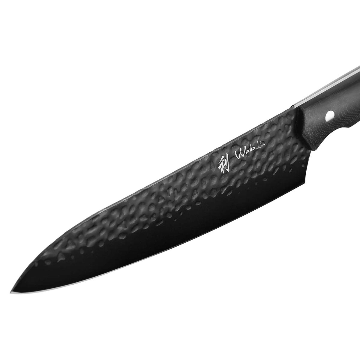 CHEFMESSER 20 cm - Schwarz, Metall (33cm) - Wakoli