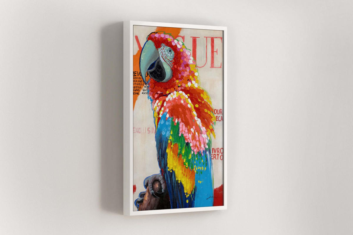 ACRYLBILD HANDGEMALT 60/90 cm - Multicolor, Holz/Textil (60/90cm) - KUNSTLOFT