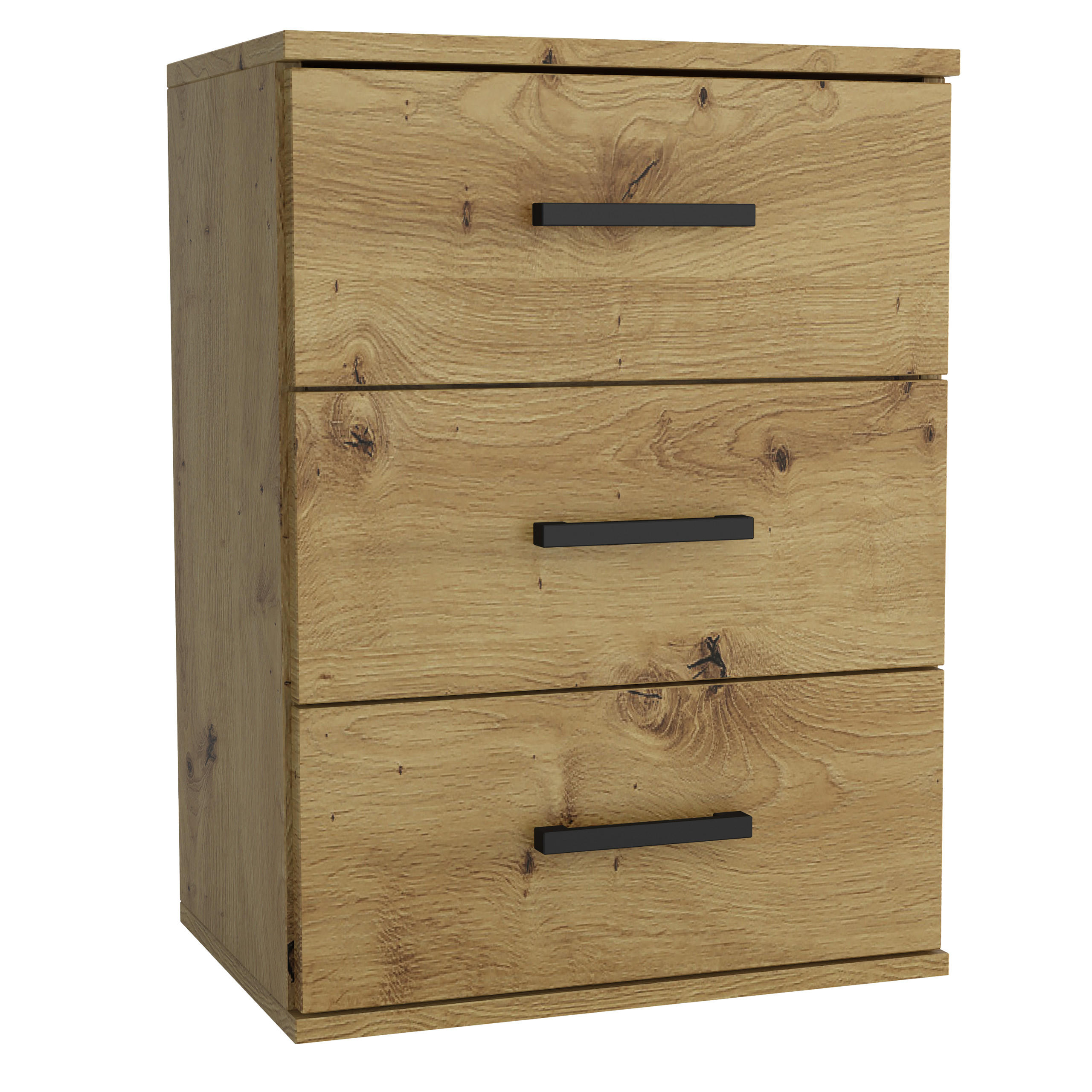 NACHTTISCH NOCTA 48/65,5/35 cm Eiche Artisan - Eiche Artisan, Holzwerkstoff (48/65.5/35cm) - MASSENO