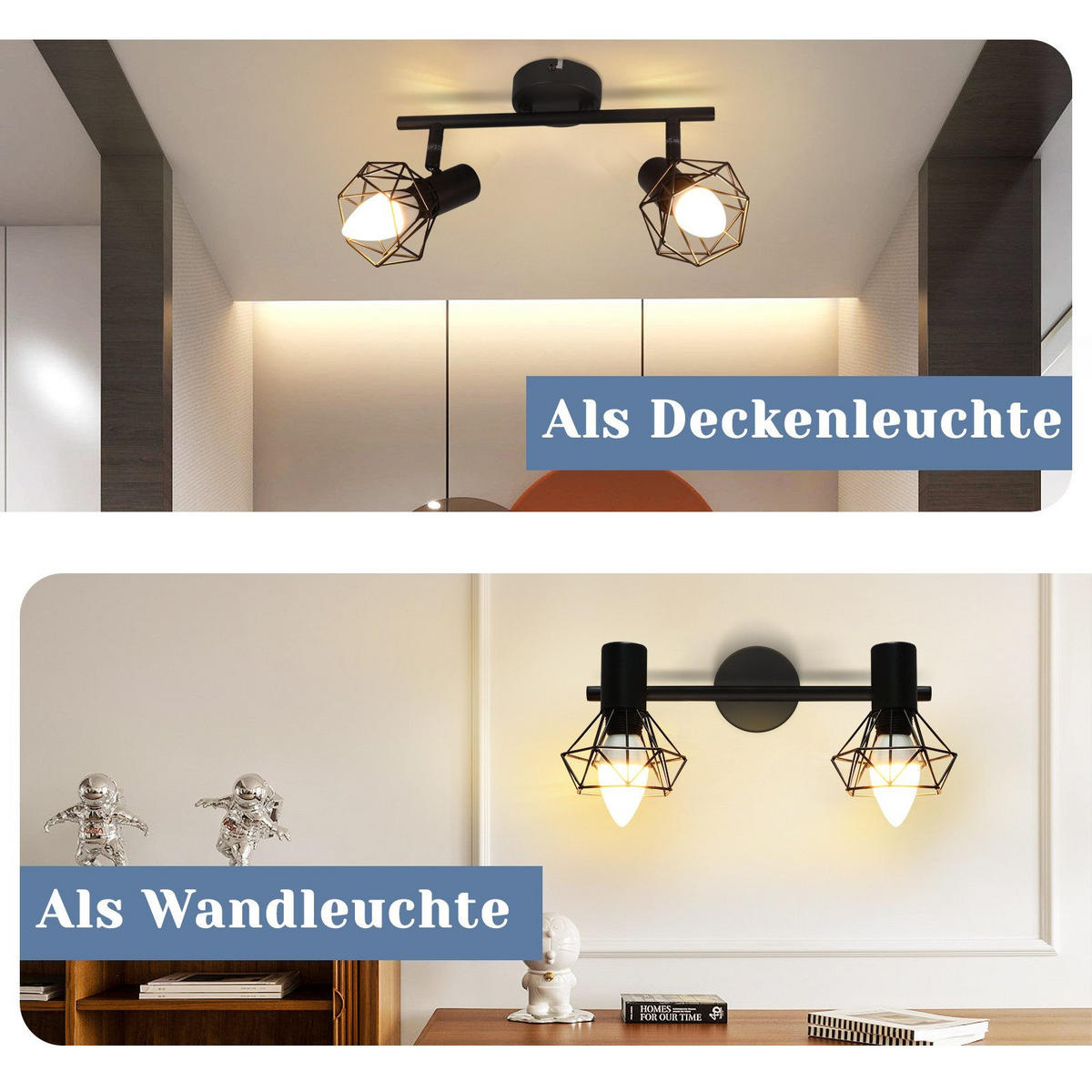 STRAHLER Featherstone 28/10/20 cm - Schwarz, Metall (28/10/20cm) - Nettlife