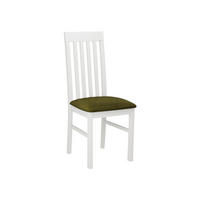 STUHL Nilo I, Holzfarbe: Weiß - Weiß/Grün, Holz (43/96/48cm) - MIRJAN24