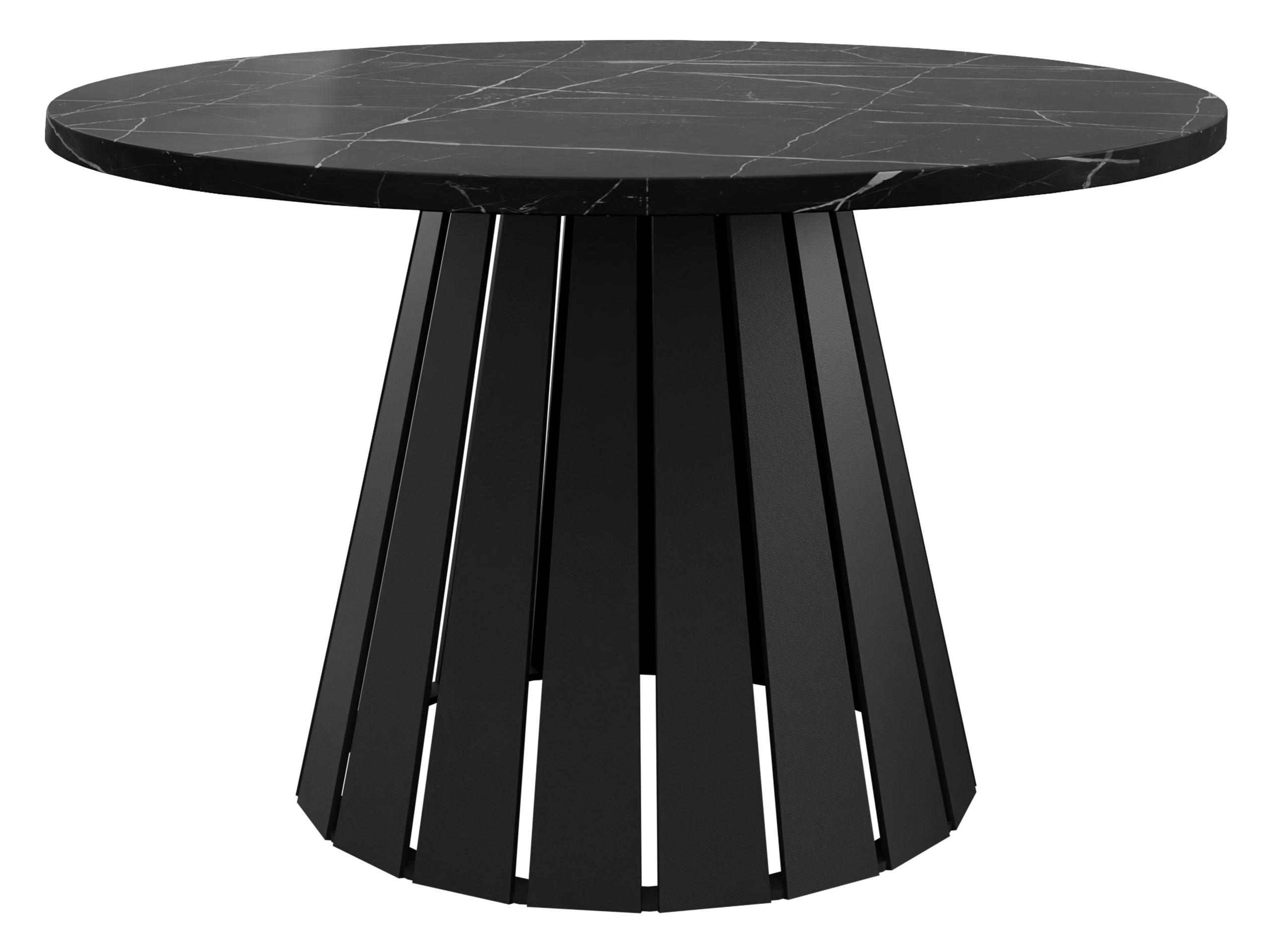 COUCHTISCH Circolo - Schwarz, Holzwerkstoff/Metall (75/75/43cm) - MIRJAN24