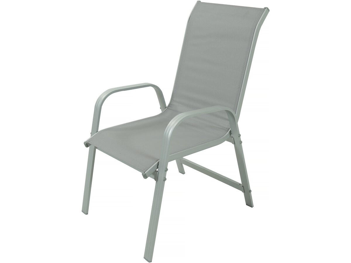 GARTEN-ESSMÖBELENSEMBLE lagos - Taupe, Metall - Habitat Garten