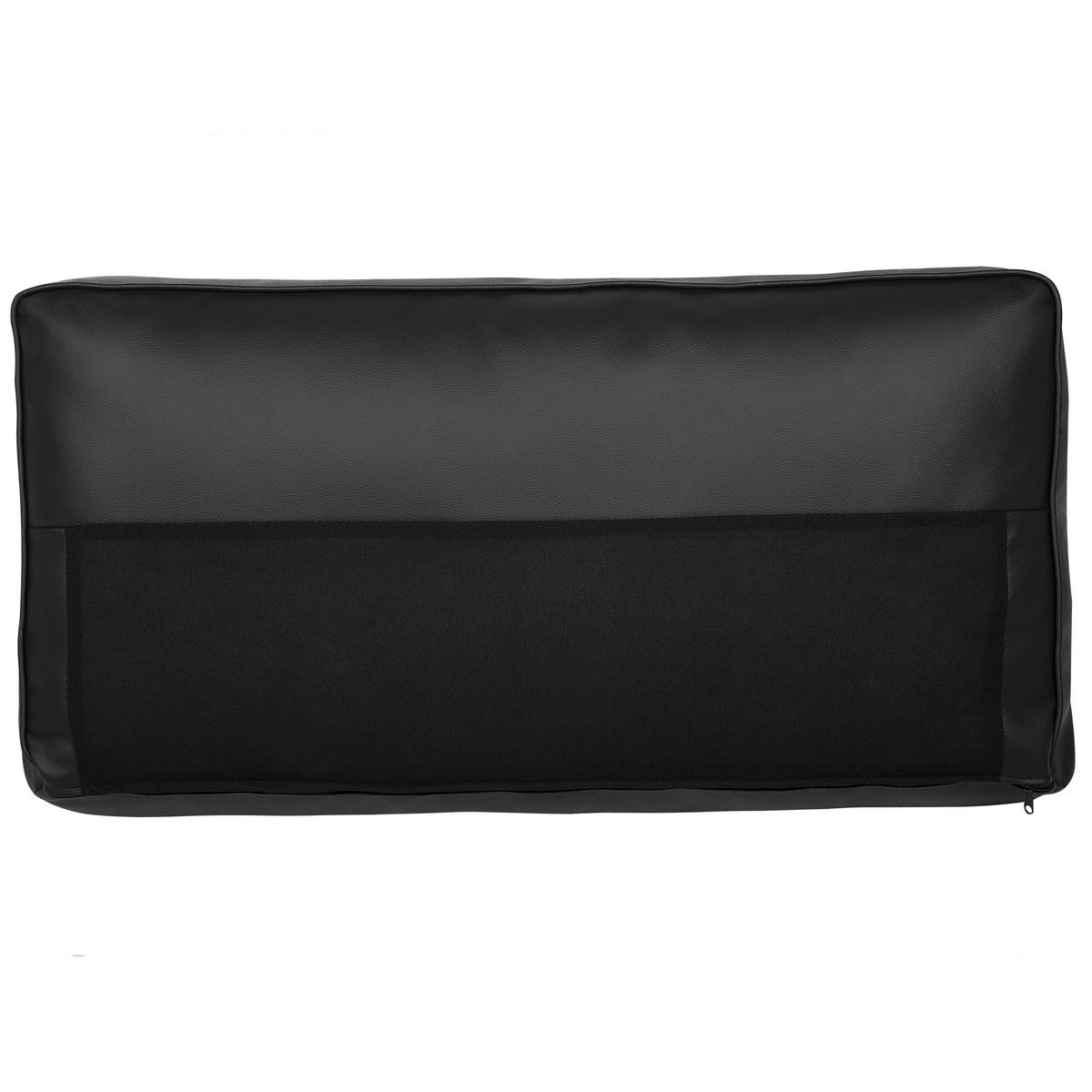 SESSEL Leder schwarz Savalen - Schwarz, Leder (117/87/91cm) - Beliani