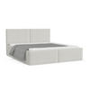 POLSTERBETT BEN 140/200 in Boucle Weiß - Weiß, Holz/Holzwerkstoff (140/200cm) - Deine Möbel 24
