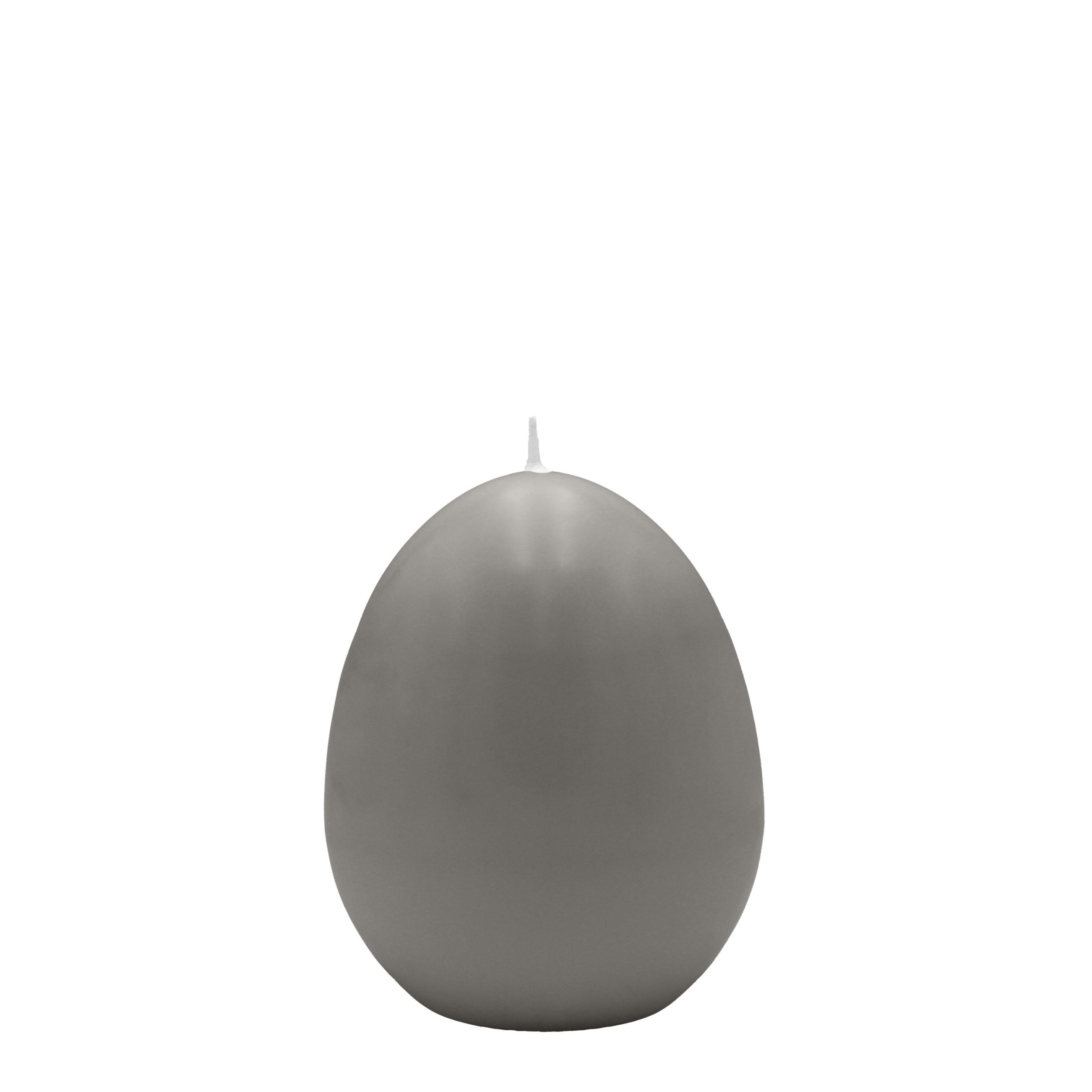 EIKERZEN Grau, 60 x Ø 45 mm, 6 Stück - Grau, Paraffin (4.5/6/6cm) - Kopschitz Kerzen