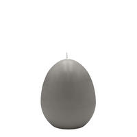 EIKERZEN Grau, 60 x Ø 45 mm, 6 Stück - Grau, Paraffin (4.5/6/6cm) - Kopschitz Kerzen