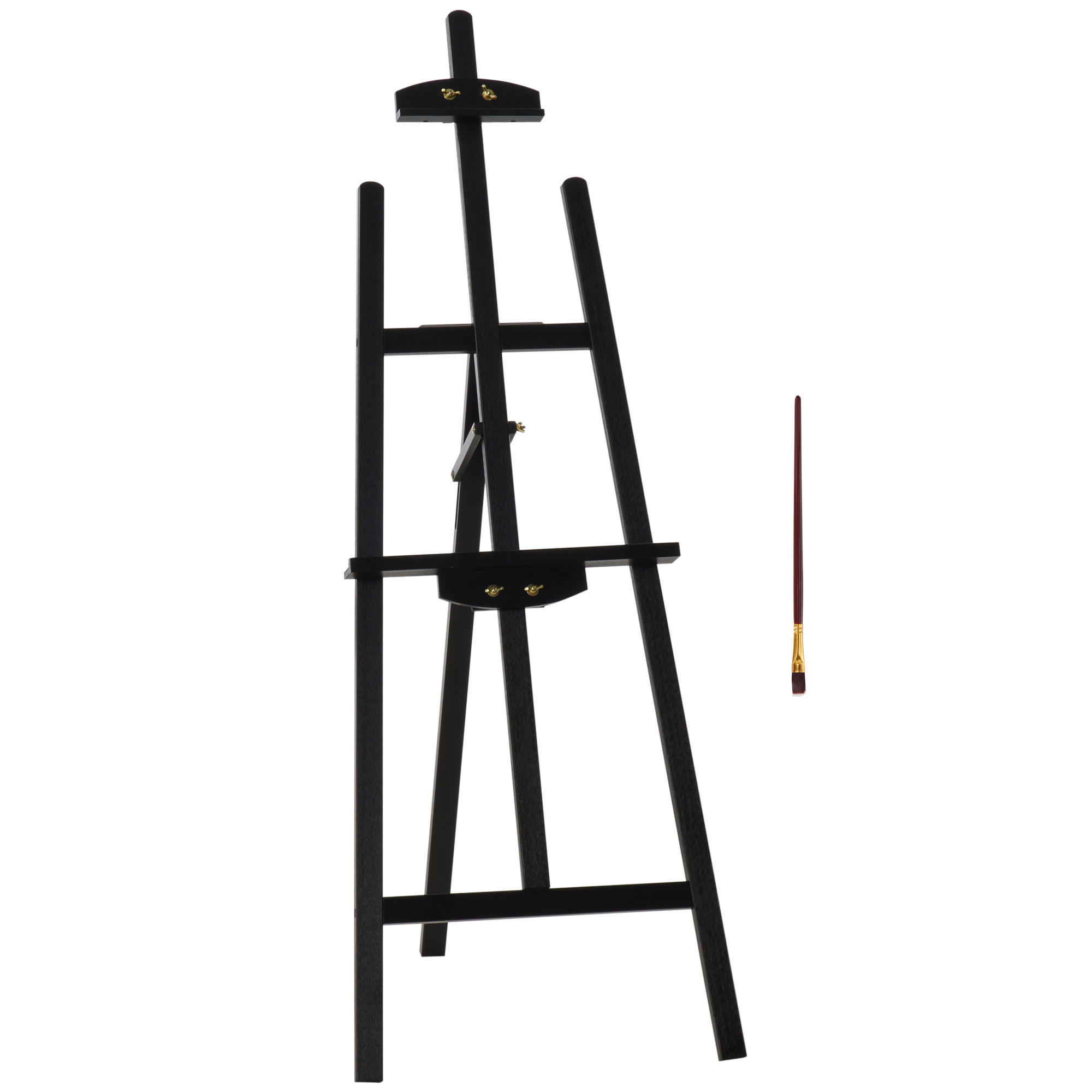 ComfortXL Staffelei Schwarz 5x71x51 cm