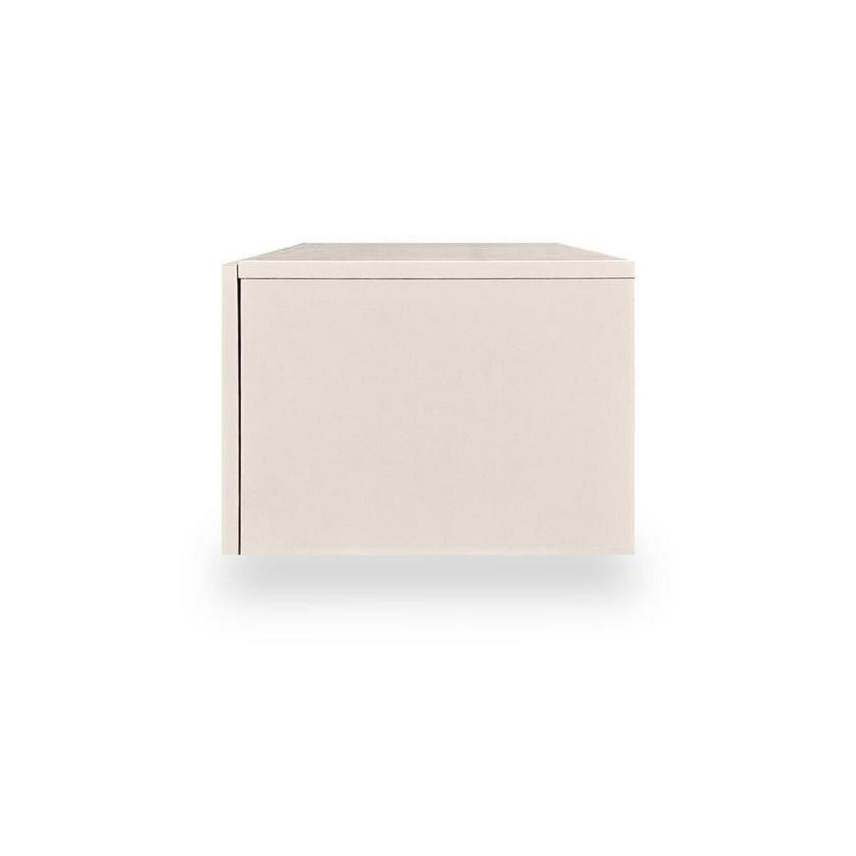 WANDKONSOLE 90 cm beige mit Halterungen - LEYA - Beige, Holz/Holzwerkstoff (90/27/35cm) - Sicaan
