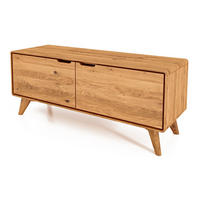 GREG HIFI-SCHRANK Wildeiche - Wildeiche, Holz (120/48/40cm) - byoak