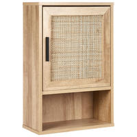 BAD-WANDSCHRANK 40 cm Hellbraun Rosell - Naturfarben/Braun, Holzwerkstoff (40/60/19cm) - Beliani