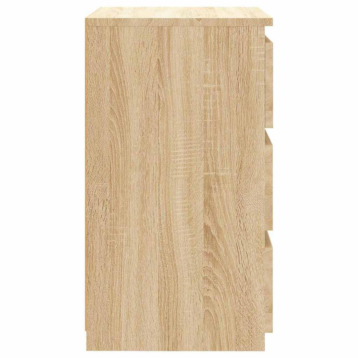 NACHTTISCH Sonoma-Eiche 40/35/62,5 Cm Holzwerkstoff - Hellbraun, Holzwerkstoff (35/62.5/40cm) - vidaXL