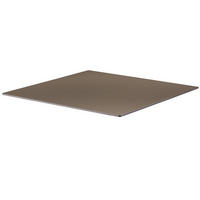 TISCHPLATTE 60 x 60 cm, Taupe - Taupe, Kunststoff (60/60/1.25cm) - Oviala